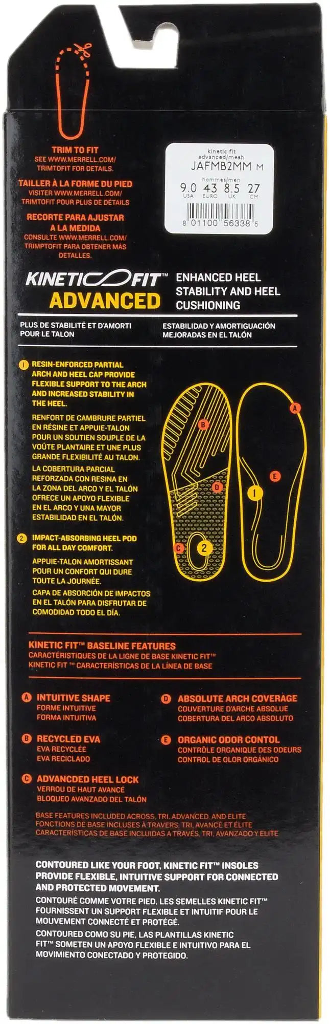 Kinetic Fit™ Advanced Footbed Wide Width