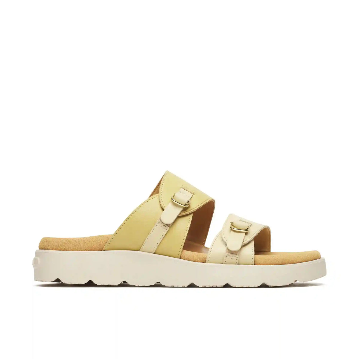 Fleur Leather Slide