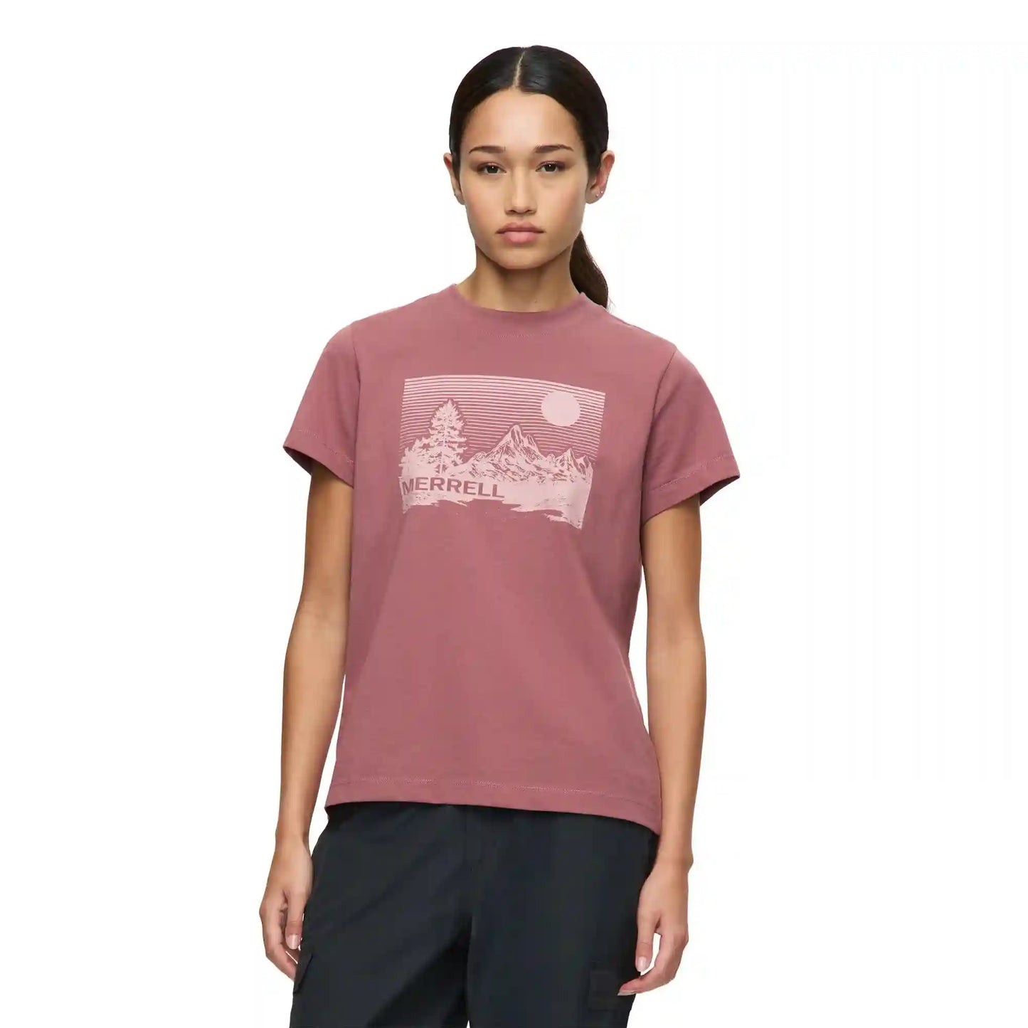 Stripe Landscape Graphic Crew Tee