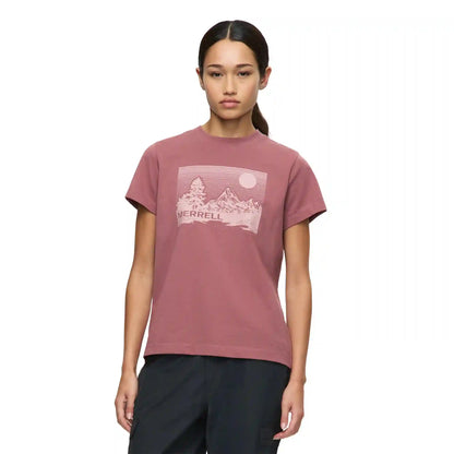 Stripe Landscape Graphic Crew Tee