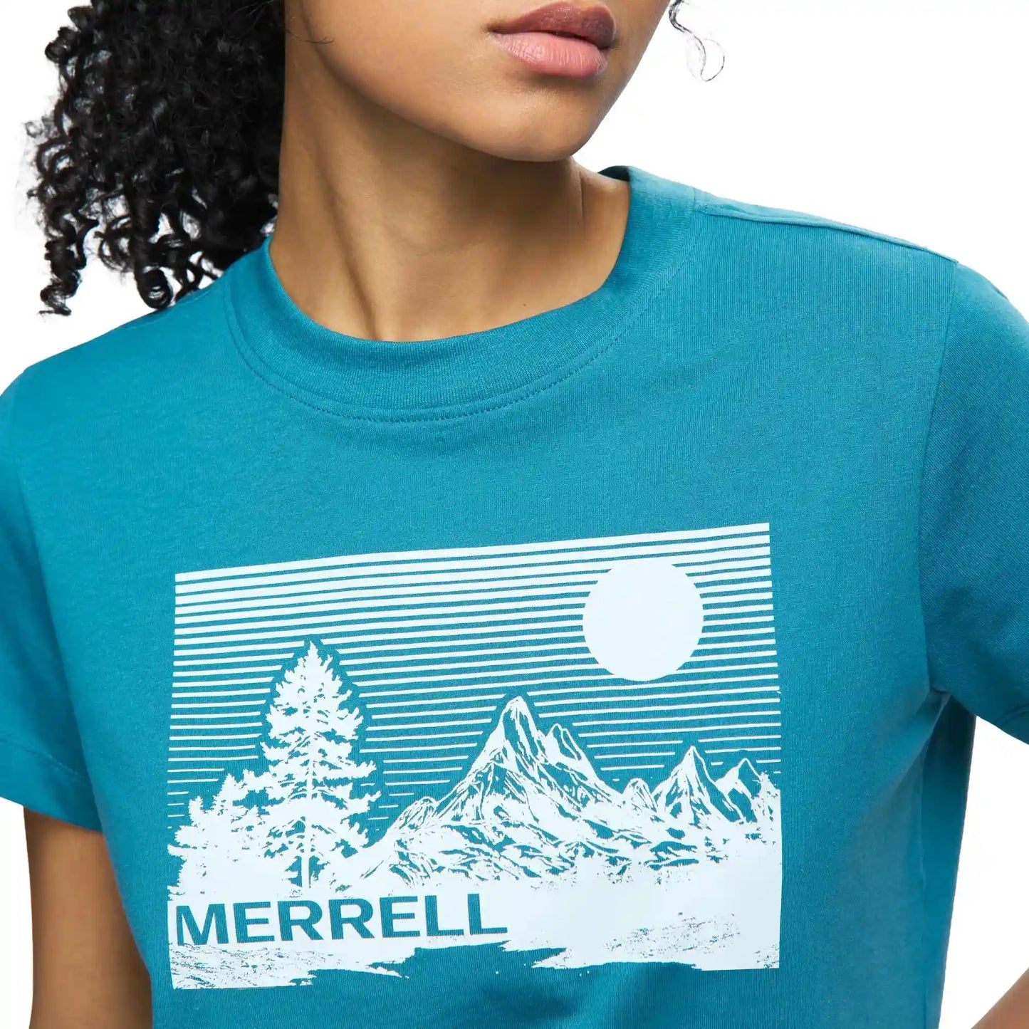 Stripe Landscape Graphic Crew Tee