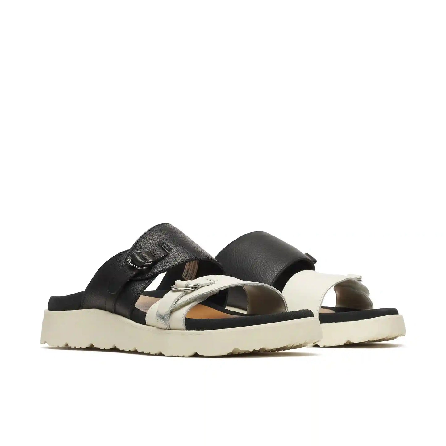Fleur Leather Slide