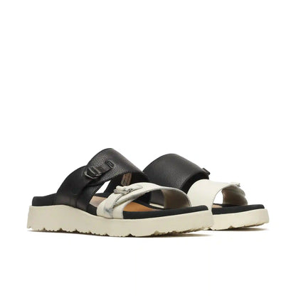 Fleur Leather Slide