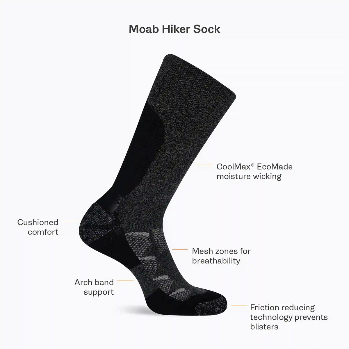 Moab Hiker Low Cut Sock