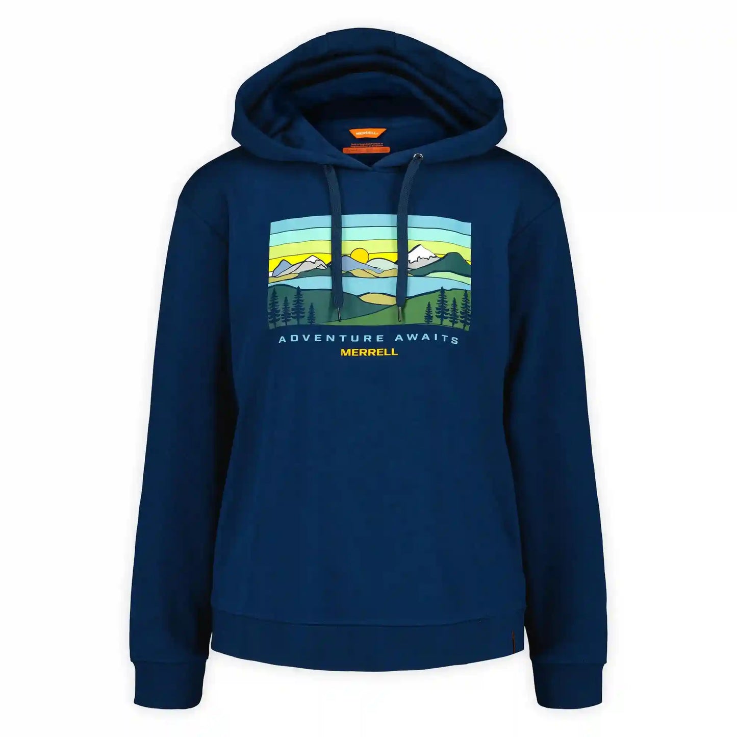 Await Adventure Semi-Cropped Graphic Hoody