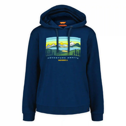 Await Adventure Semi-Cropped Graphic Hoody
