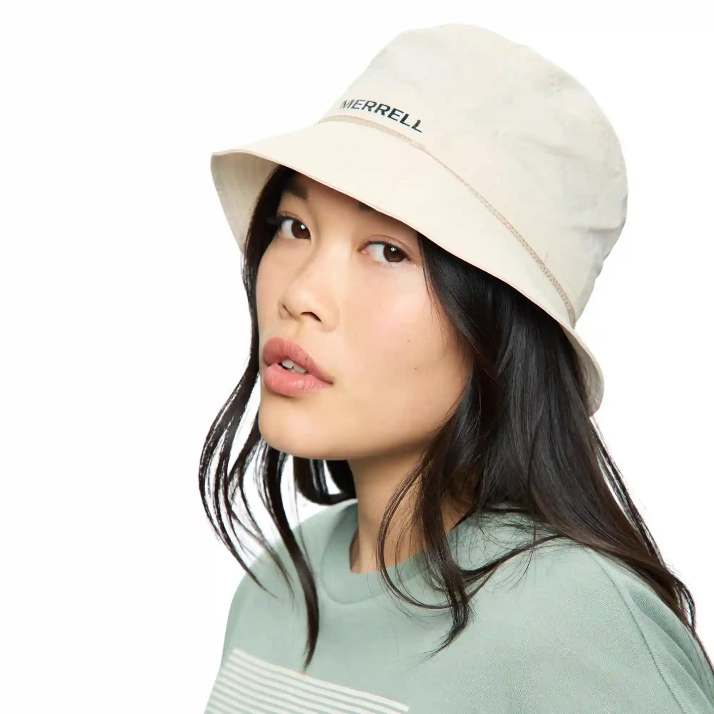 Linear Logo Bucket Cap