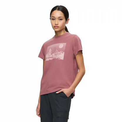 Stripe Landscape Graphic Crew Tee