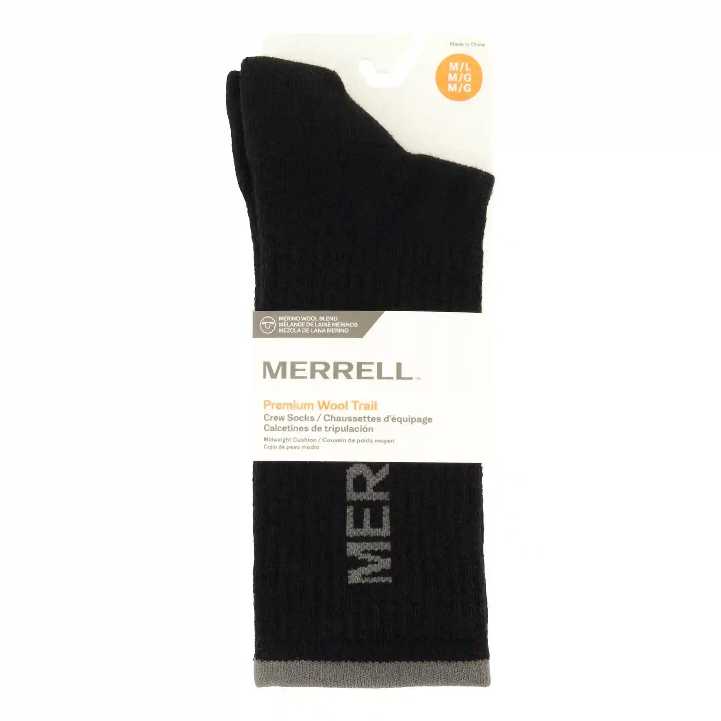 Premium Wool Trail Crew Sock